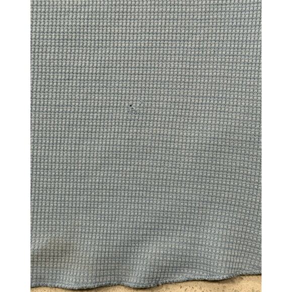 Vince Thermal Shirt Mens XXL Blue Long Sleeve Waffle Knit Pima Cotton Crew Neck - Picture 9 of 9